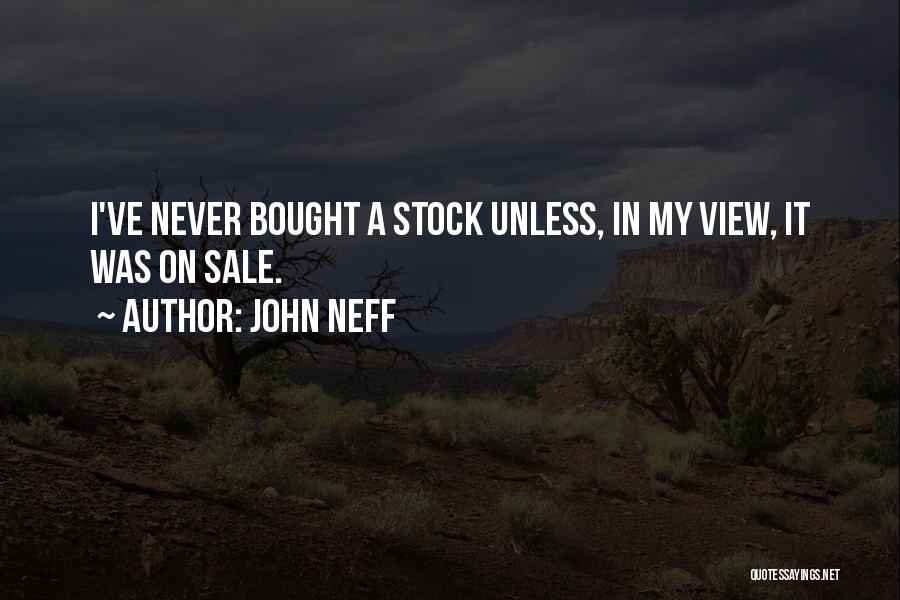 On Sale Quotes By John Neff