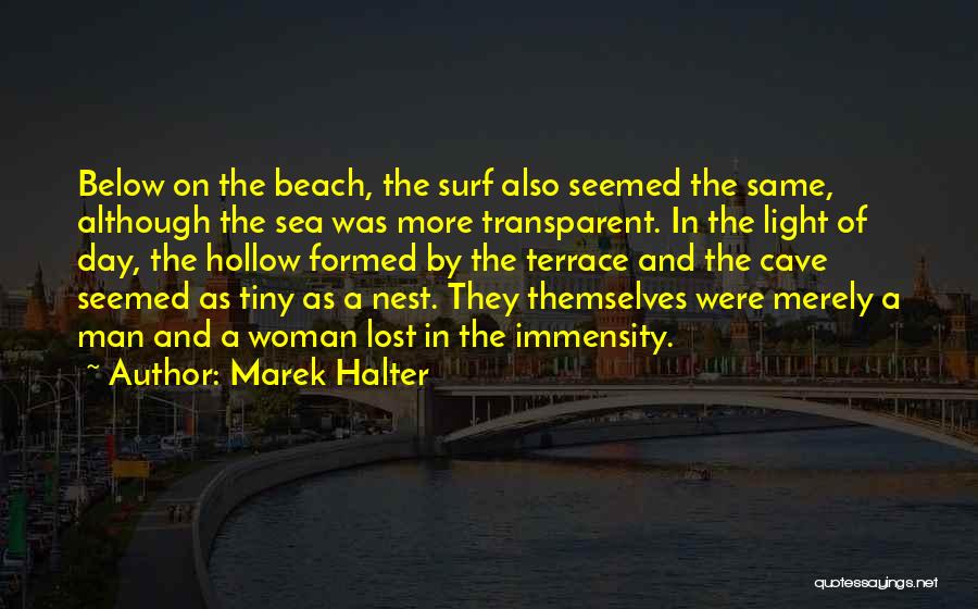 On The Beach Love Quotes By Marek Halter