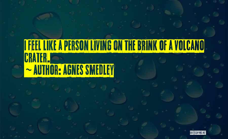 On The Brink Quotes By Agnes Smedley