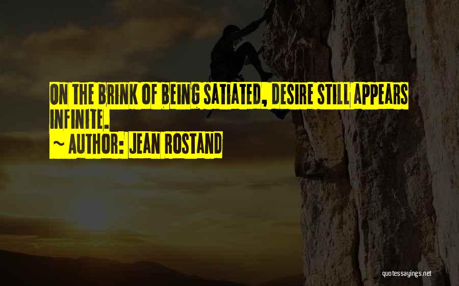 On The Brink Quotes By Jean Rostand