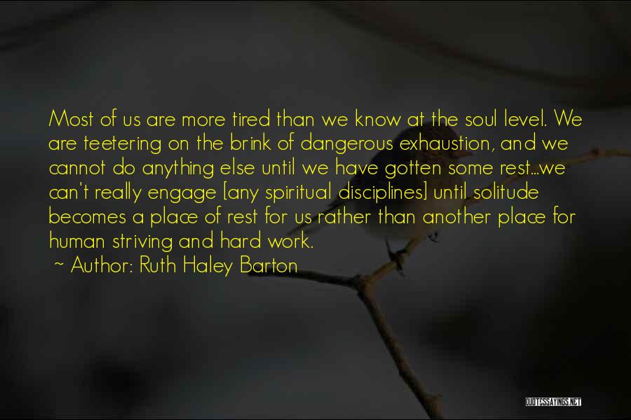 On The Brink Quotes By Ruth Haley Barton