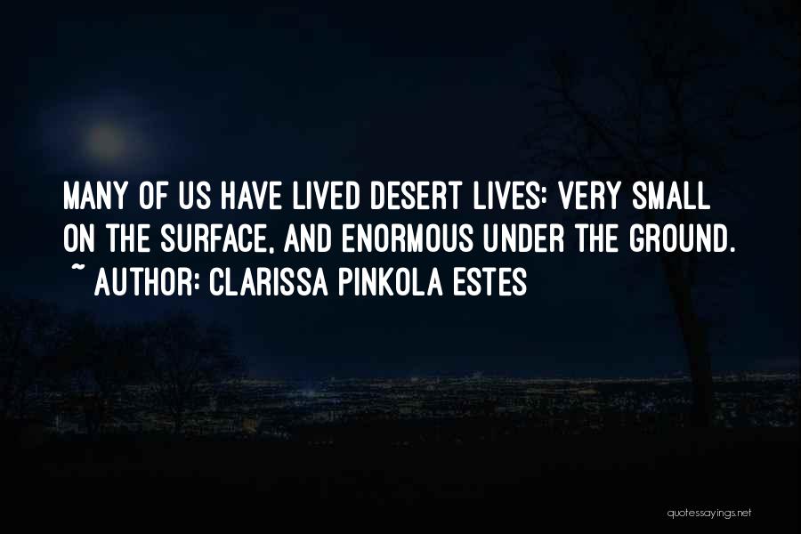 On The Ground Quotes By Clarissa Pinkola Estes