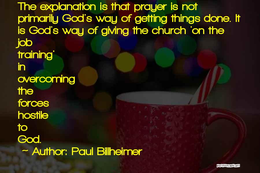 On The Job Training Quotes By Paul Billheimer