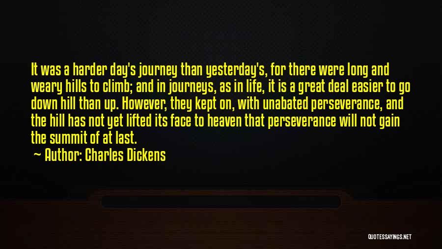 On The Journey Of Life Quotes By Charles Dickens
