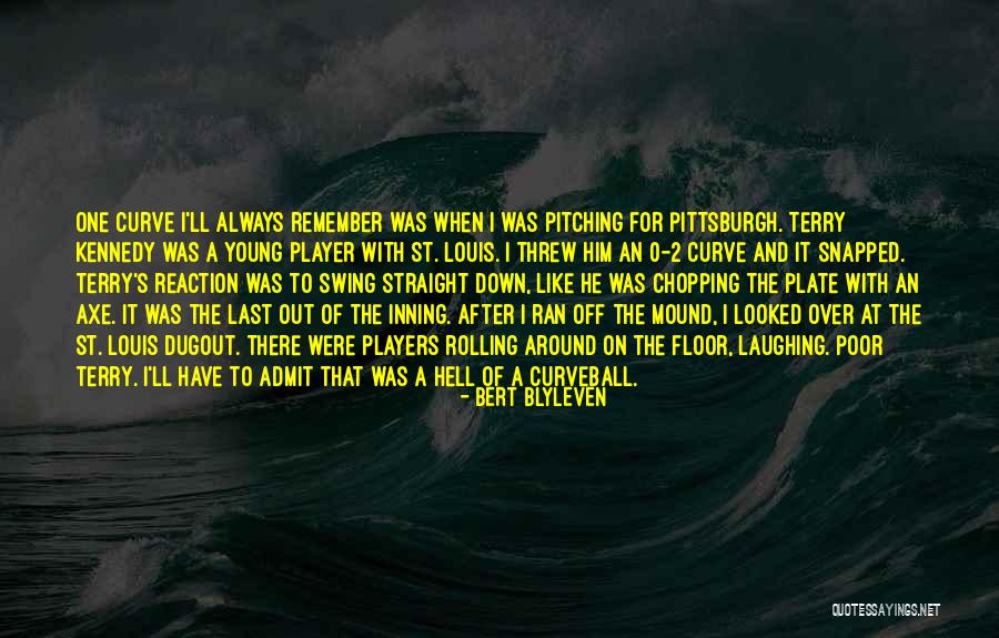 On The Mound Quotes By Bert Blyleven On The Mound Quotes By Bert Blyleven