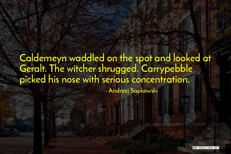 On The Nose Quotes By Andrzej Sapkowski On The Nose Quotes By Andrzej Sapkowski