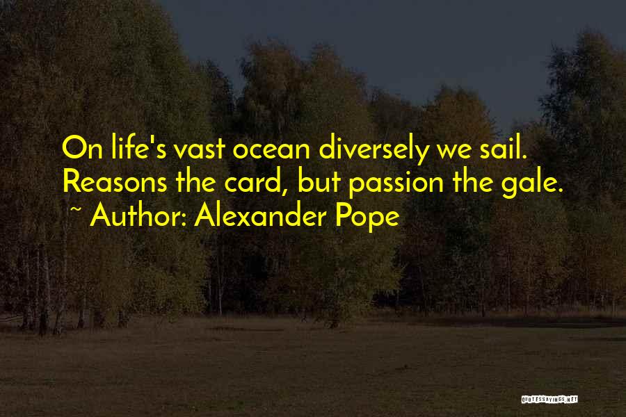On The Ocean Quotes By Alexander Pope
