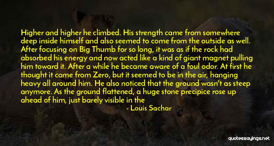 On The Precipice Quotes By Louis Sachar On The Precipice Quotes By Louis Sachar