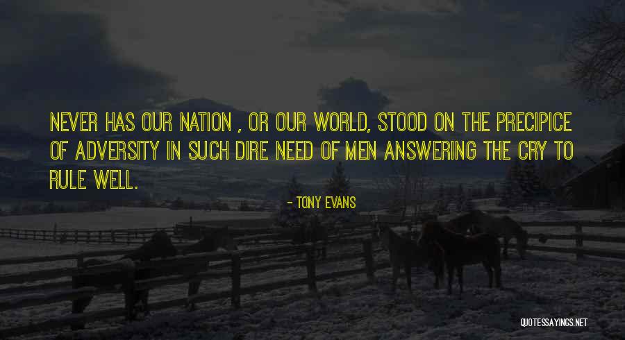 On The Precipice Quotes By Tony Evans On The Precipice Quotes By Tony Evans