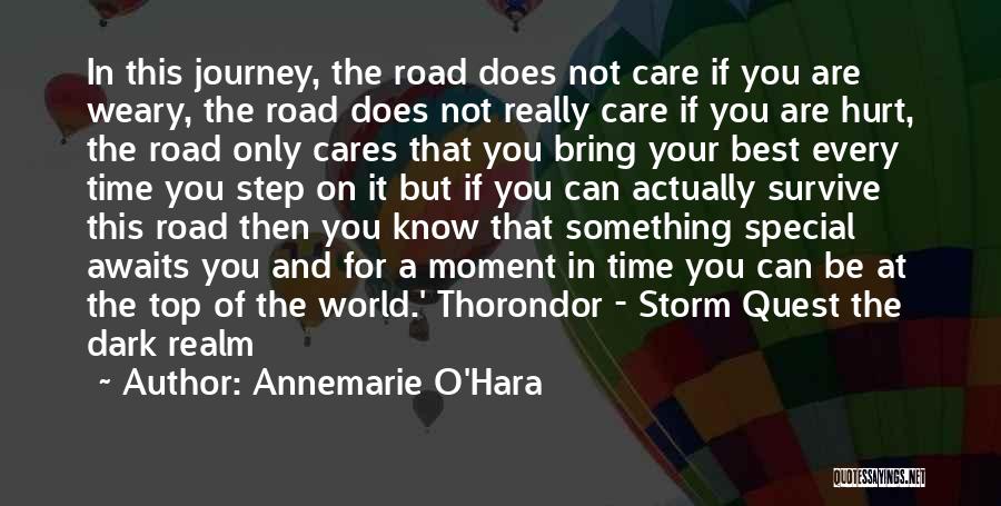 On The Road Best Quotes By Annemarie O'Hara