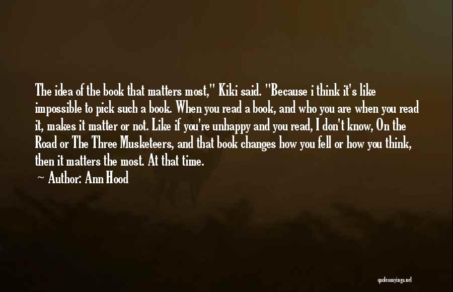 On The Road Book Quotes By Ann Hood