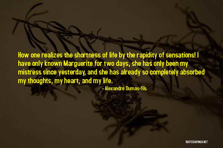 On The Shortness Of Life Quotes By Alexandre Dumas-fils On The Shortness Of Life Quotes By Alexandre Dumas-fils