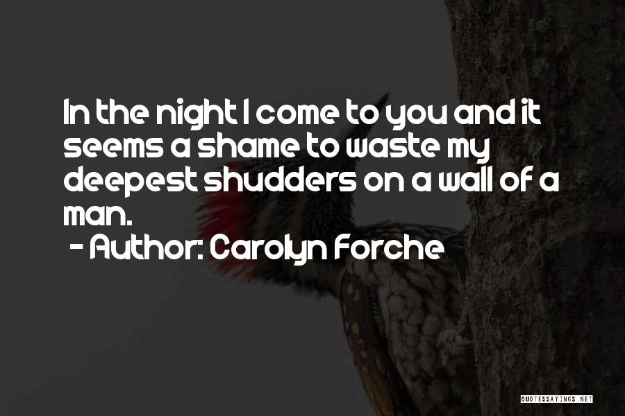 On The Wall Quotes By Carolyn Forche