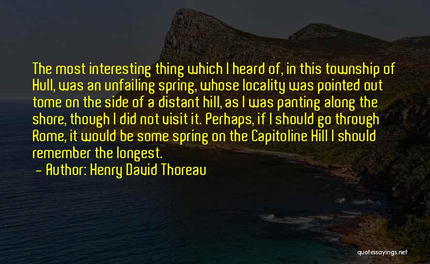 On The Water Quotes By Henry David Thoreau