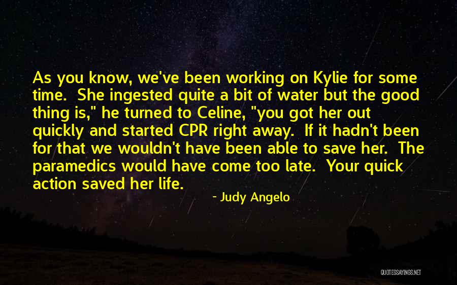 On The Water Quotes By Judy Angelo