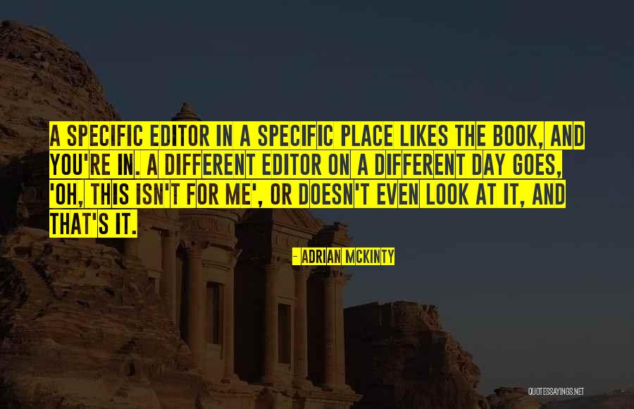 On This Day Quotes By Adrian McKinty