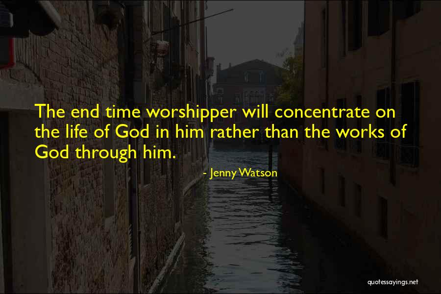 On Time God Quotes By Jenny Watson