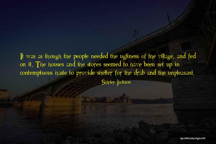 On Ugliness Quotes By Shirley Jackson