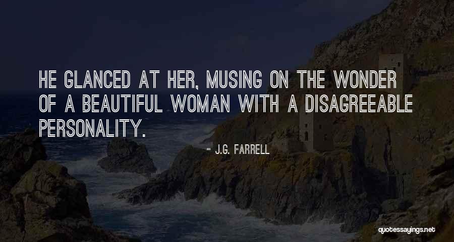 On Woman Quotes By J.G. Farrell On Woman Quotes By J.G. Farrell