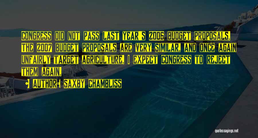 Once 2006 Quotes By Saxby Chambliss