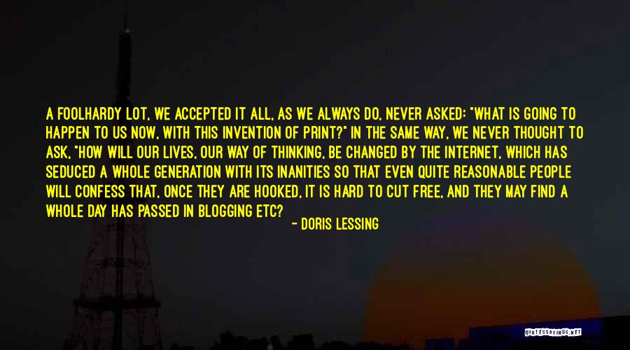 Once A Always A Quotes By Doris Lessing