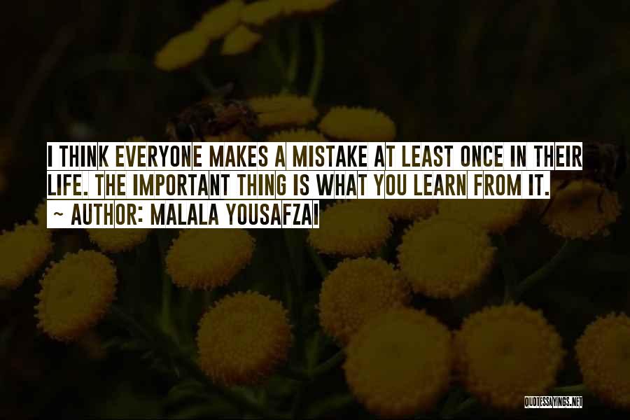 Once A Mistake Quotes By Malala Yousafzai