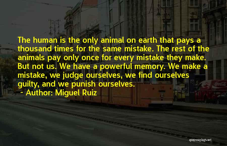 Once A Mistake Quotes By Miguel Ruiz