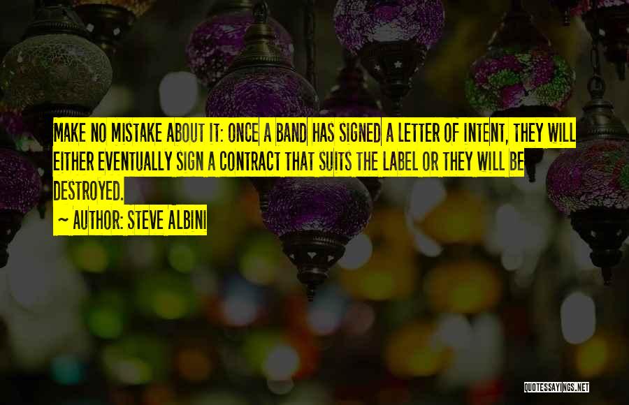 Once A Mistake Quotes By Steve Albini
