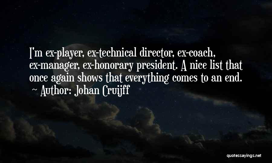 Once A Player Quotes By Johan Cruijff