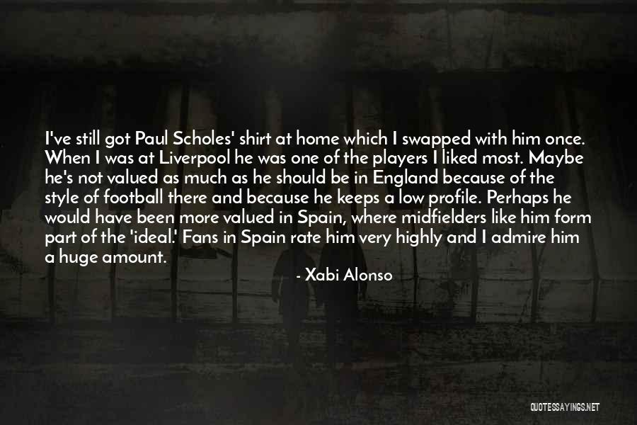 Once A Player Quotes By Xabi Alonso