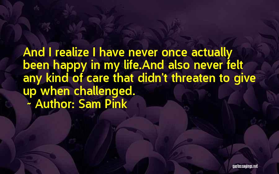 Once I Give Up Quotes By Sam Pink