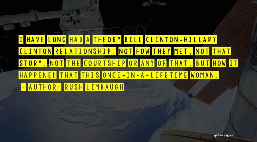 Once In A Lifetime Relationship Quotes By Rush Limbaugh