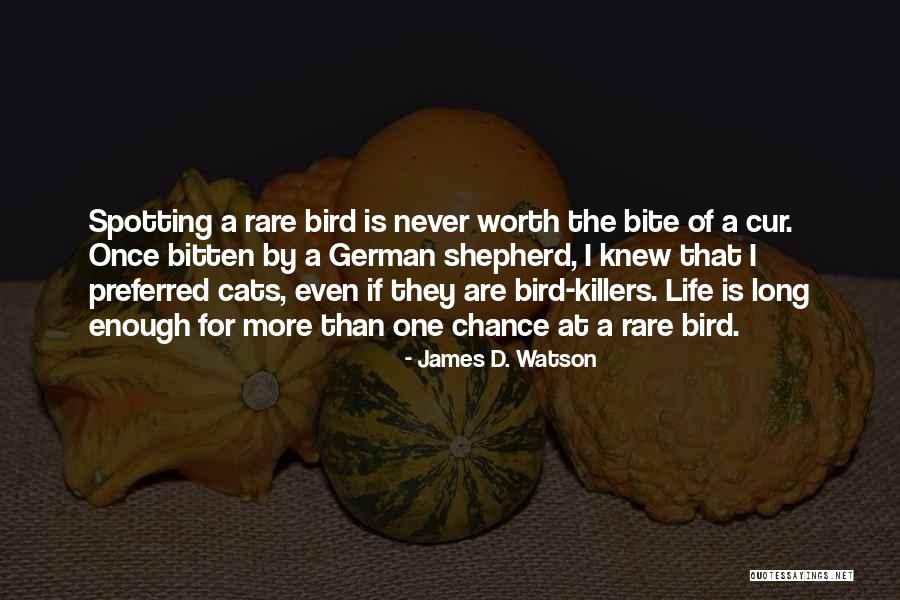 Once Is Enough Quotes By James D. Watson