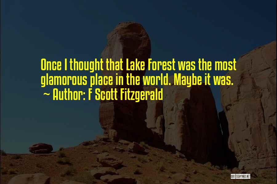 Once More To The Lake Quotes By F Scott Fitzgerald