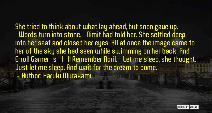 Once Upon A Dream Quotes By Haruki Murakami