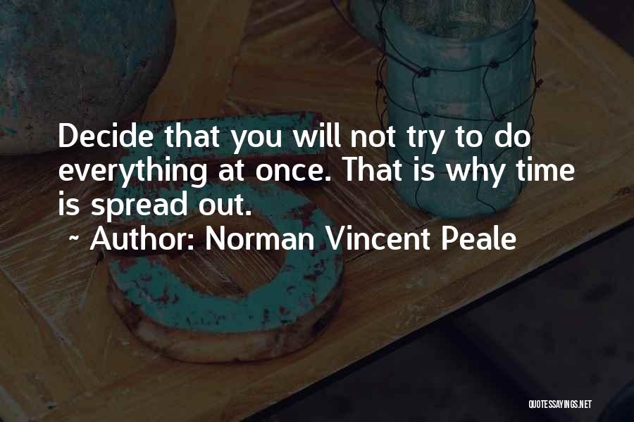 Once You Decide Quotes By Norman Vincent Peale