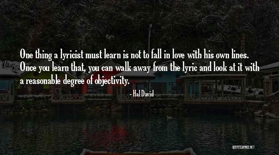 Once You Fall Quotes By Hal David Once You Fall Quotes By Hal David