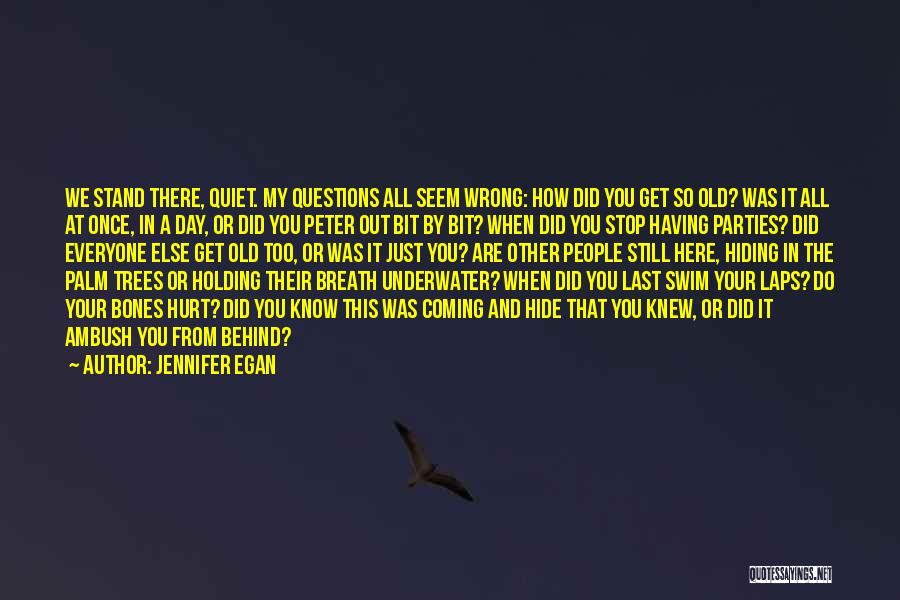 Once You Get Hurt Quotes By Jennifer Egan