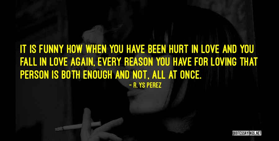 Once You Have Been Hurt Quotes By R. YS Perez