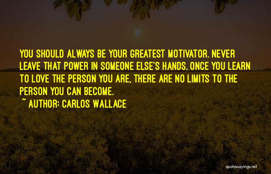 Once You Love Someone Quotes By Carlos Wallace