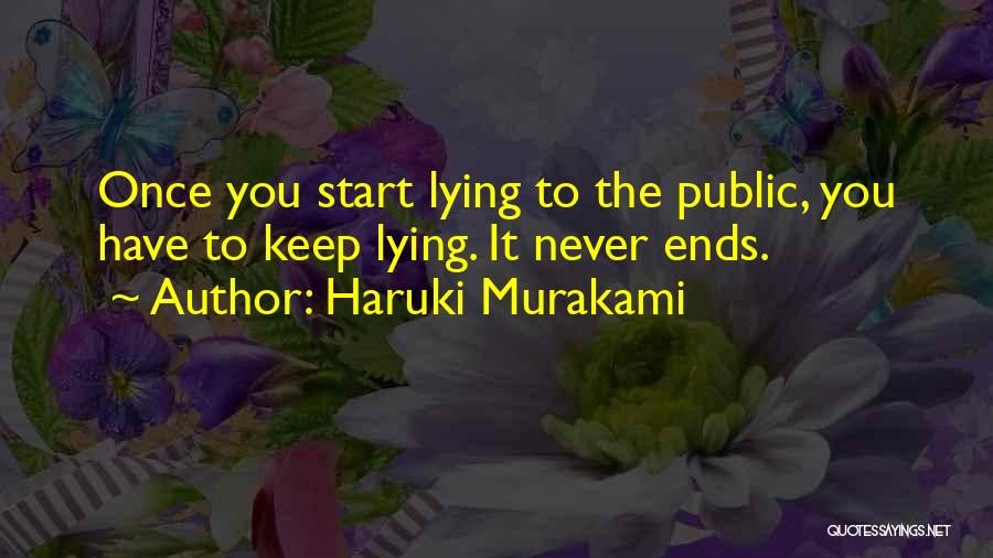 Once You Start Quotes By Haruki Murakami