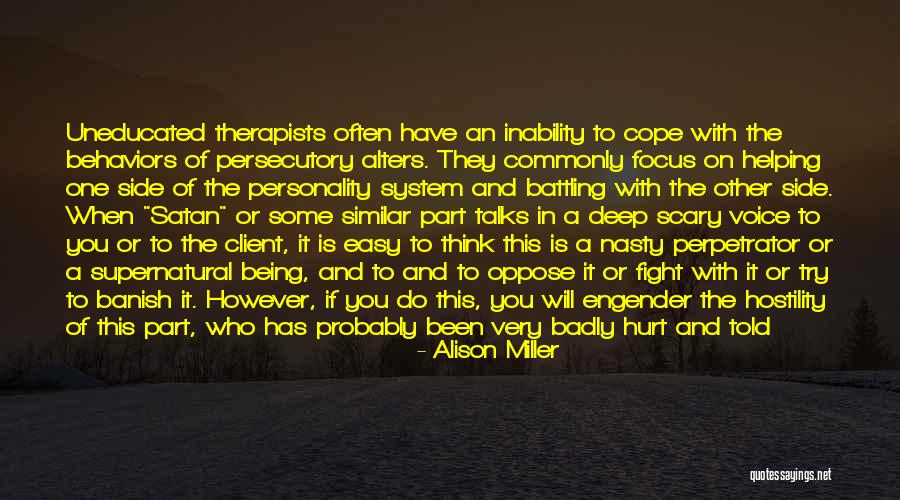 Once You've Been Hurt Quotes By Alison Miller Once You've Been Hurt Quotes By Alison Miller
