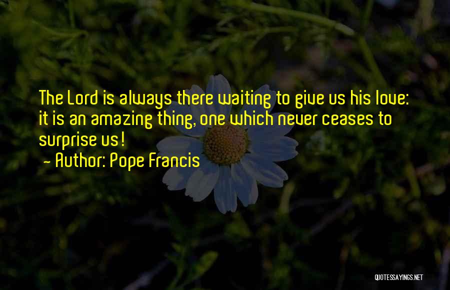 One Amazing Thing Quotes By Pope Francis