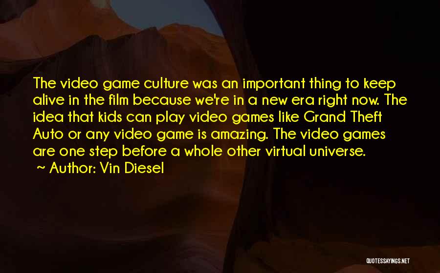 One Amazing Thing Quotes By Vin Diesel