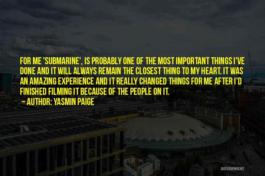 One Amazing Thing Quotes By Yasmin Paige