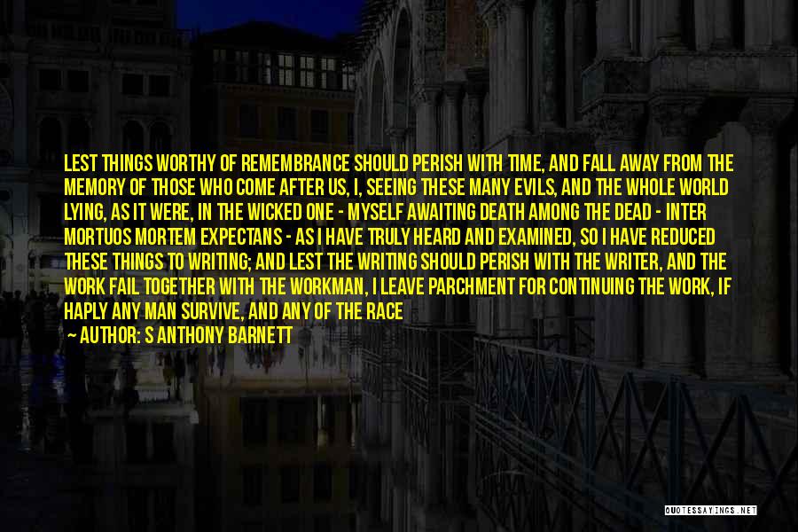 One Among Many Quotes By S Anthony Barnett