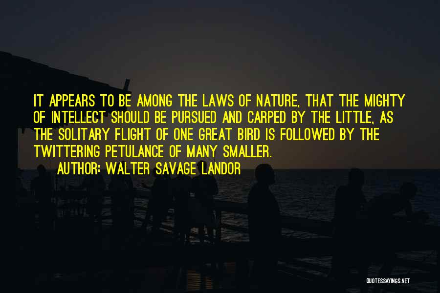 One Among Many Quotes By Walter Savage Landor