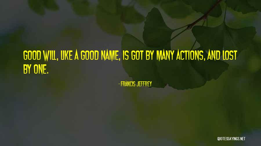 One And Many Quotes By Francis Jeffrey