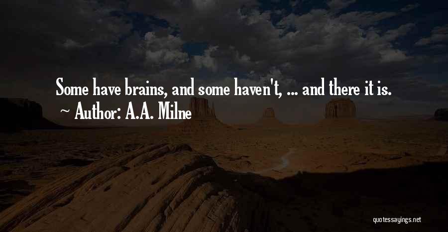 One Backpage Quotes By A.A. Milne