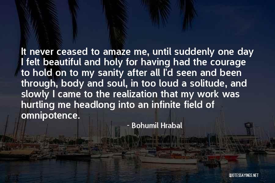 One Beautiful Day Quotes By Bohumil Hrabal